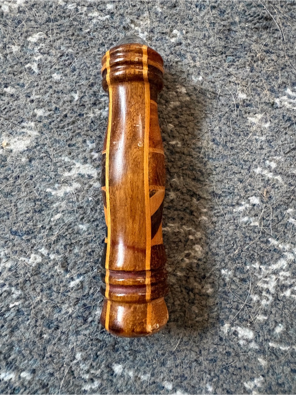Vintage Handmade Inlaid Wood Kaleidoscope